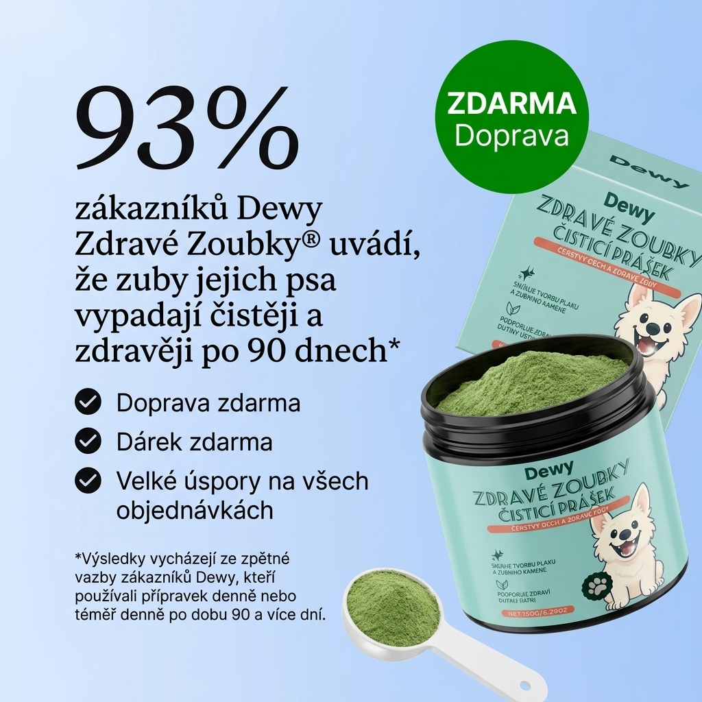 Zdravé Zoubky - Zubní čisticí prášek pro psy