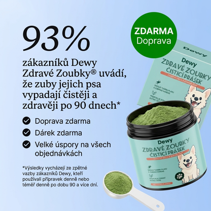 Zdravé Zoubky - Zubní čisticí prášek pro psy