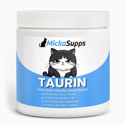 Zastavte skrytý nedostatek dřív, než se objeví příznaky, s doplňkem MickaSupps™ Taurin