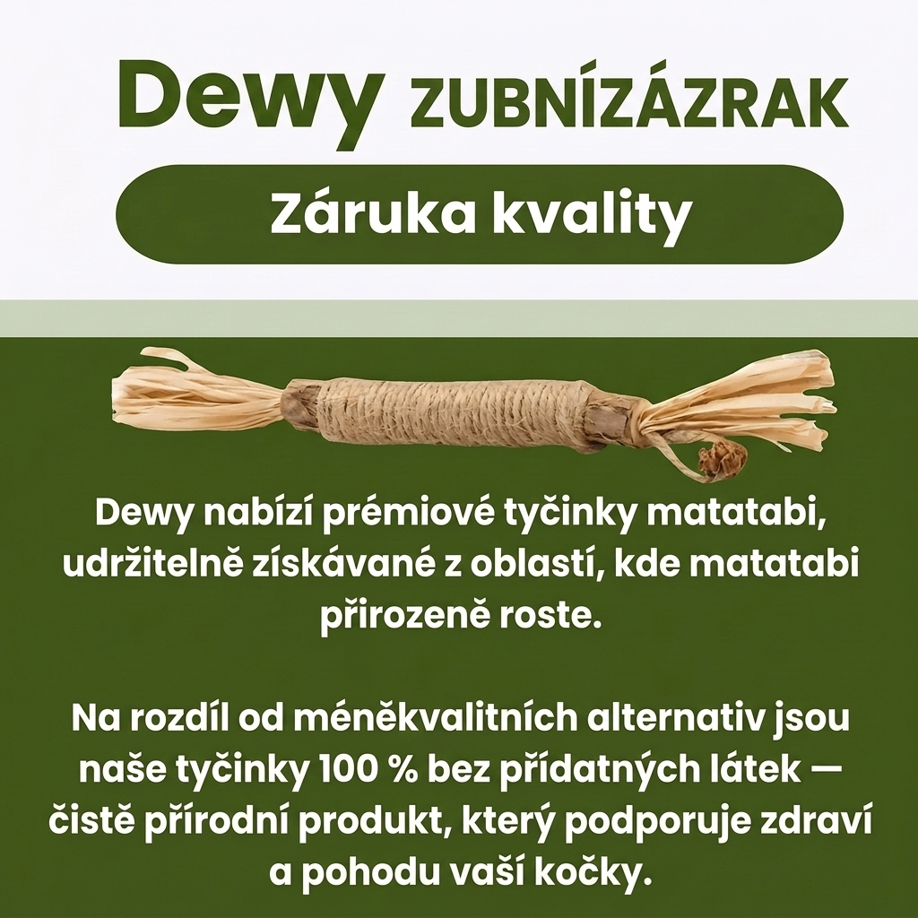ZubníZázrak – Přírodní Dentální Tyčinky z Matatabi