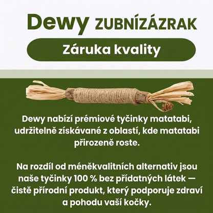 ZubníZázrak – Přírodní Dentální Tyčinky z Matatabi