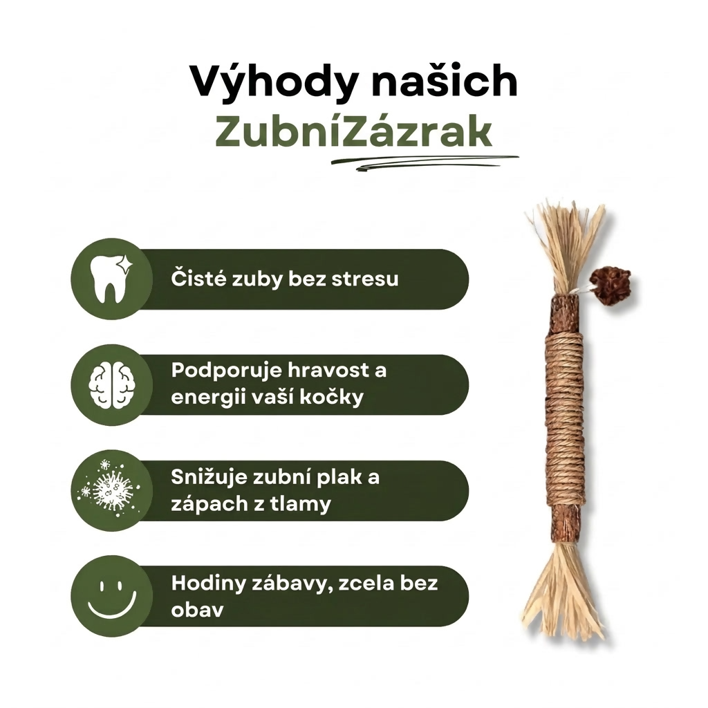 ZubníZázrak – Přírodní Dentální Tyčinky z Matatabi